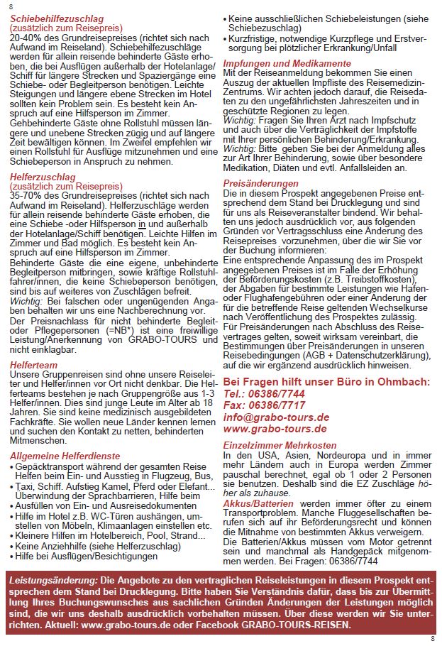 Wichtige Infos vor Antritt der Reise2